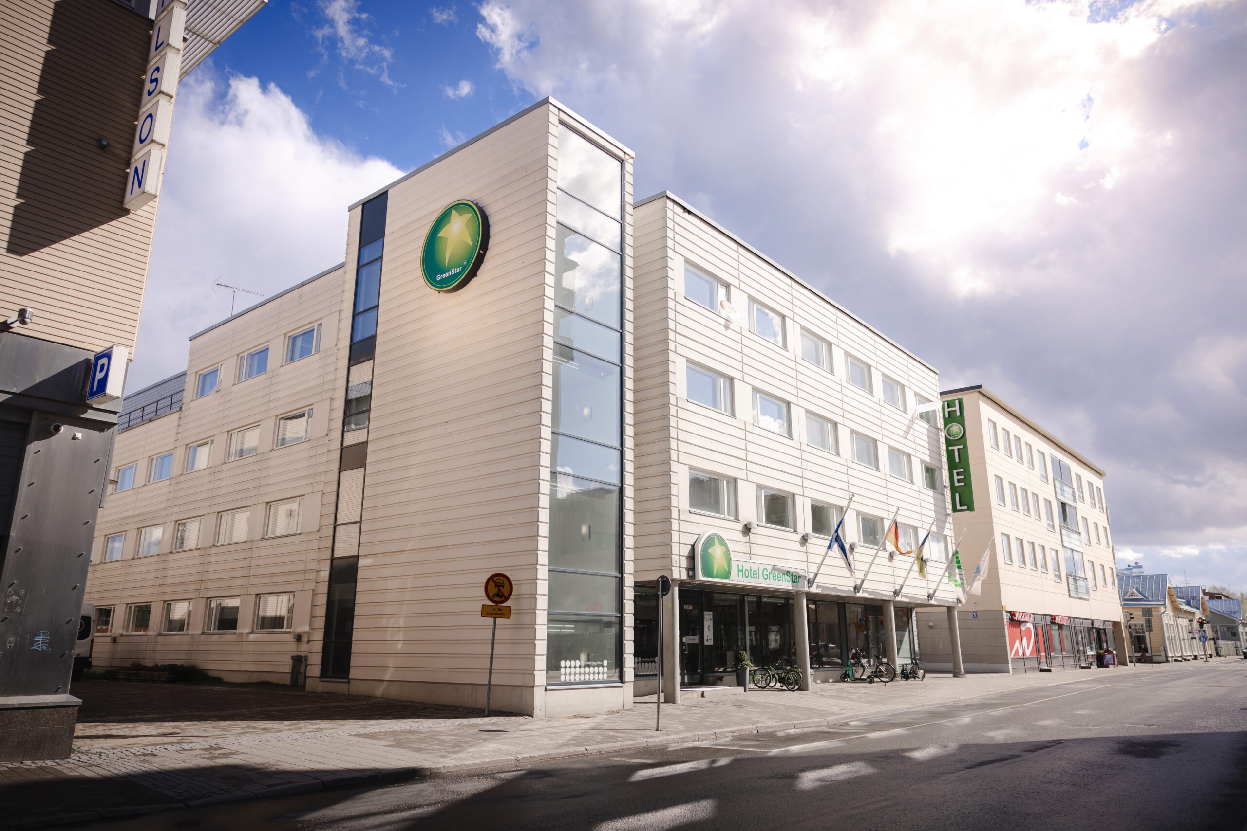 Joensuun hotellin julkisivu